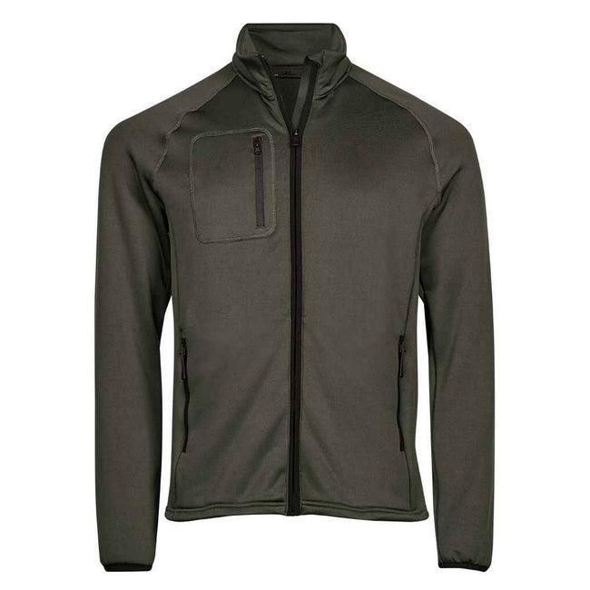 Deep Green - Front - Tee Jays Womens-Ladies Fleece Jacket