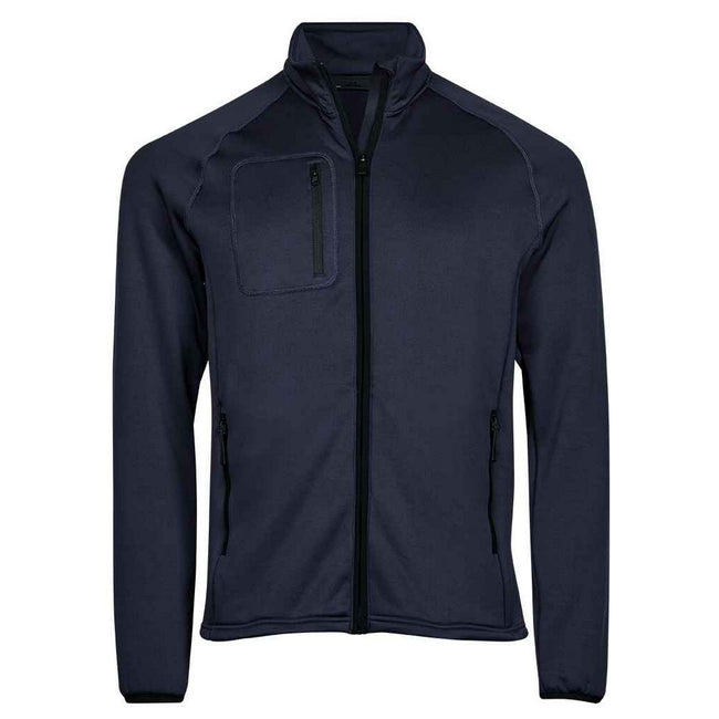 Navy - Front - Tee Jays Womens-Ladies Fleece Jacket