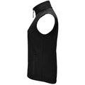 Black - Back - SOLS Womens-Ladies Race Softshell Vest