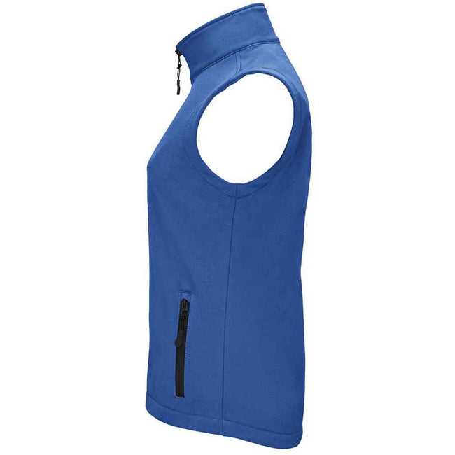 Royal Blue - Back - SOLS Womens-Ladies Race Softshell Vest