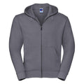 Convoy Gray - Front - Russell Mens Authentic Hooded Sweatshirt
