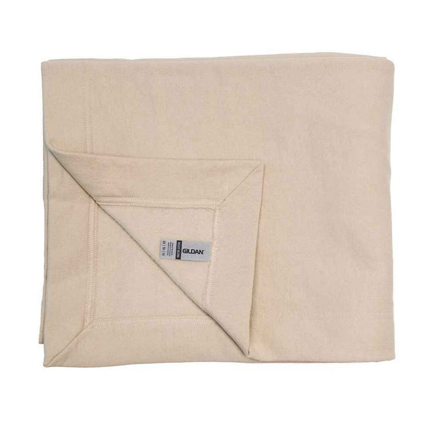 Sand - Front - Gildan Fleece Stadium Blanket