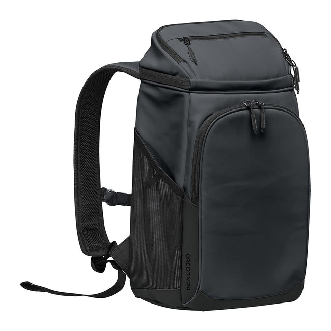 Graphite Grey-Black - Front - Stormtech Oregon 24 Cooler Knapsack