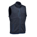 Navy - Lifestyle - Stormtech Mens Avalante Knitted Heather Full Zip Vest