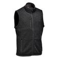 Black - Lifestyle - Stormtech Mens Avalante Knitted Heather Full Zip Vest