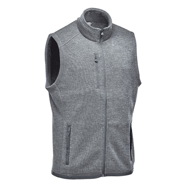 Granite - Lifestyle - Stormtech Mens Avalante Knitted Heather Full Zip Vest