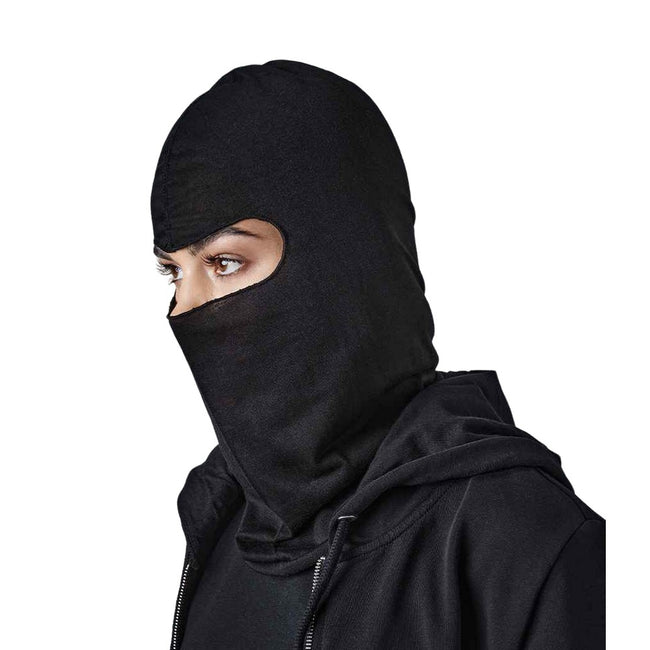 Black - Back - Beechfield Unisex Adult Microfiber Balaclava
