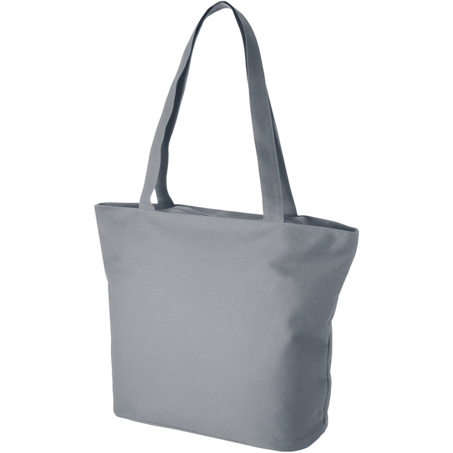 Grey - Front - Bullet Panama Beach Tote