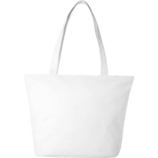 White - Back - Bullet Panama Beach Tote