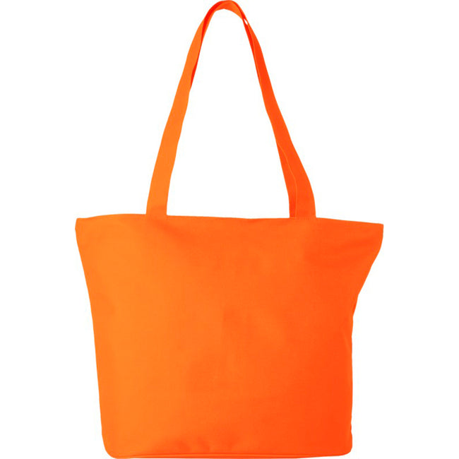 Orange - Back - Bullet Panama Beach Tote