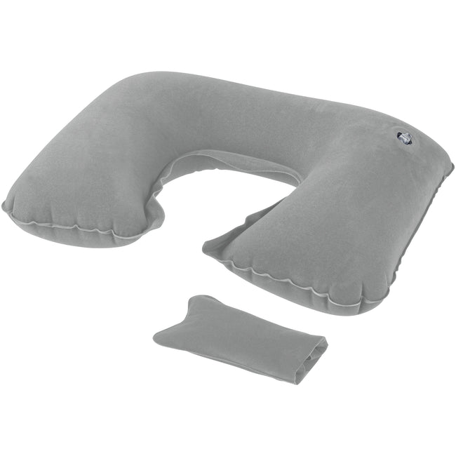 Gray - Front - Bullet Detroit Inflatable Pillow