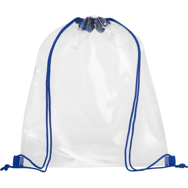 Royal Blue-Transparent - Front - Bullet Lancaster Premium Rucksack