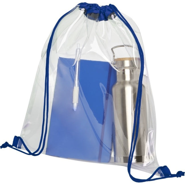 Royal Blue-Transparent - Back - Bullet Lancaster Premium Rucksack