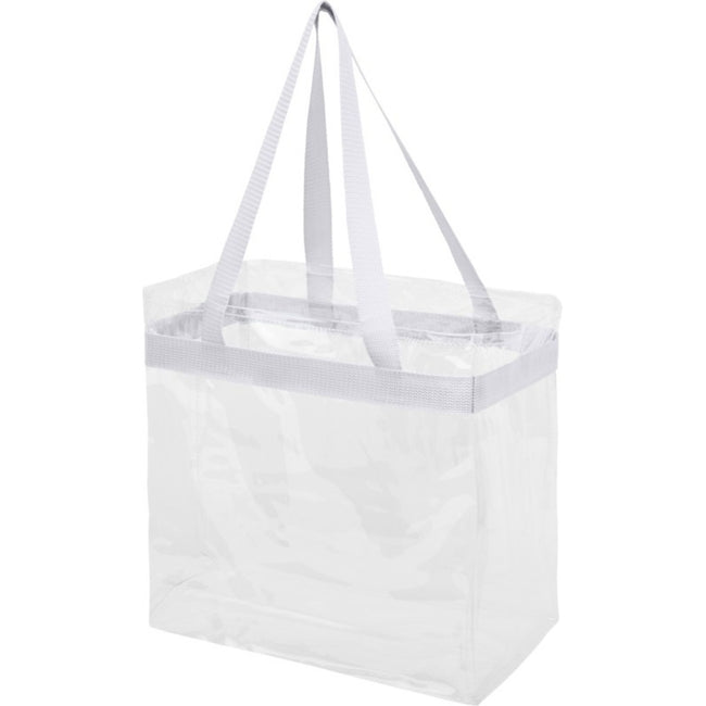 White-Transparent - Front - Bullet Hampton Tote
