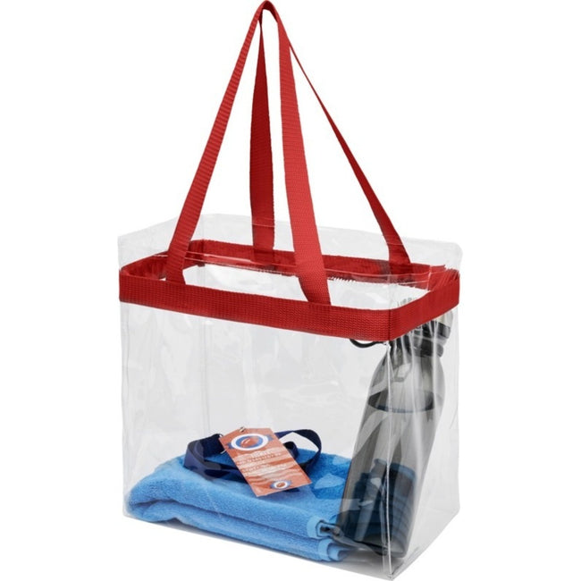 Red-Transparent - Back - Bullet Hampton Tote