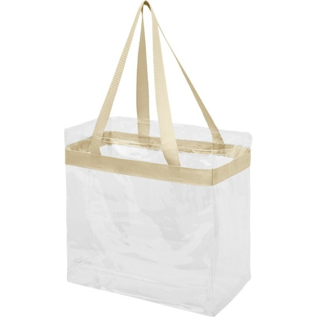 Khaki-Transparent - Front - Bullet Hampton Tote
