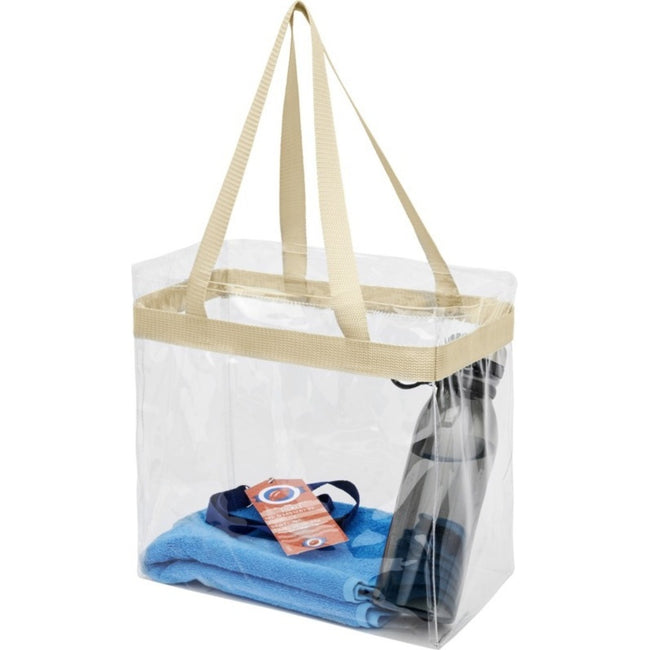 Khaki-Transparent - Back - Bullet Hampton Tote