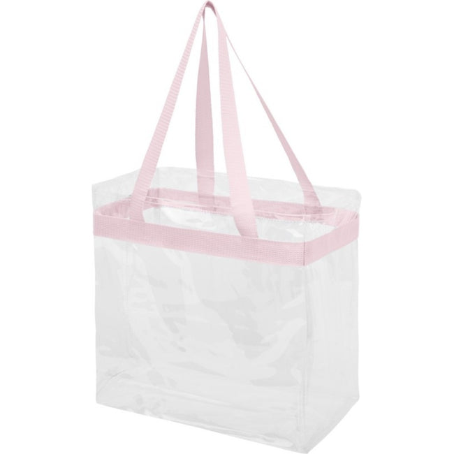 Light Pink-Transparent - Front - Bullet Hampton Tote