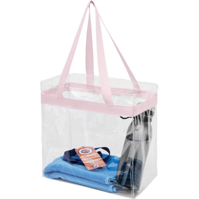 Light Pink-Transparent - Back - Bullet Hampton Tote