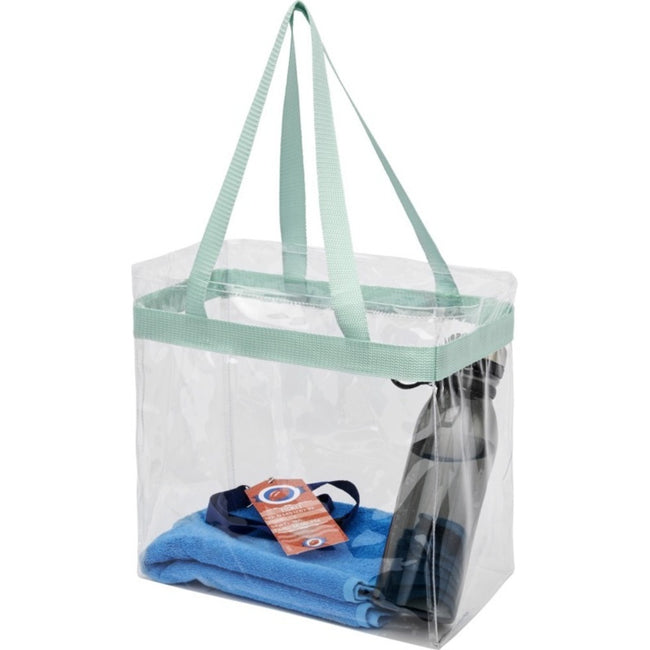 Mint-Transparent - Back - Bullet Hampton Tote