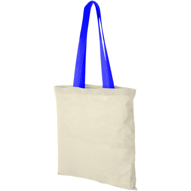 Natural-Process Blue - Front - Bullet Nevada Cotton Tote