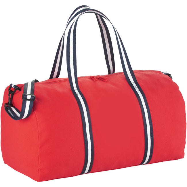 Red - Front - Bullet Cotton Weekender Duffel