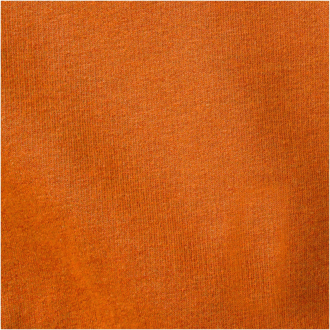 Orange - Side - Elevate Mens Arora Hooded Full Zip Sweater