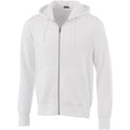 White - Front - Elevate Mens Cypress Full Zip Hoodie