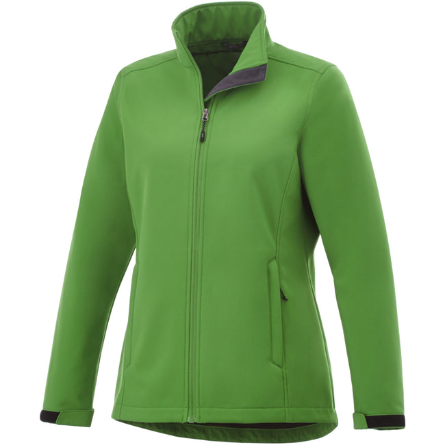 Fern Green - Front - Elevate Womens-Ladies Maxson Softshell Jacket