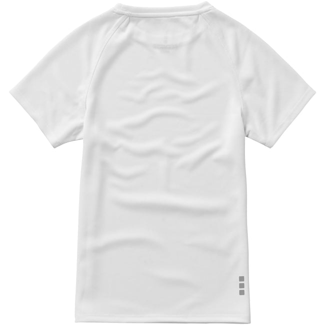 White - Back - Elevate Childrens-Kids Niagara T-Shirt