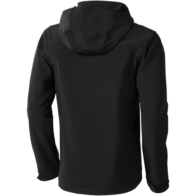 Black - Back - Elevate Mens Langley Softshell Jacket