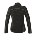 Heather Smoke - Back - Elevate Womens-Ladies Tremblant Knit Jacket