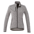 Heather Gray - Front - Elevate Womens-Ladies Tremblant Knit Jacket