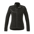 Heather Smoke - Front - Elevate Womens-Ladies Tremblant Knit Jacket