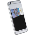 Solid Black - Front - Bullet Slim Silicone Card Wallet