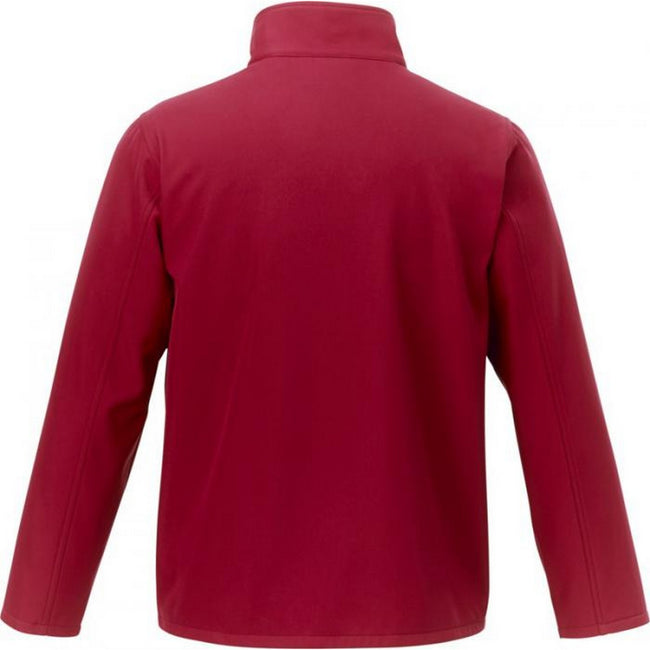 Red - Back - Elevate Orion Mens Softshell Jacket