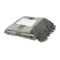 Gray - Front - Avenue Haven Herringbone Throw Blanket