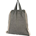Heather Black - Front - Bullet Adults Unisex Pheebs 150gm Drawstring Backpack