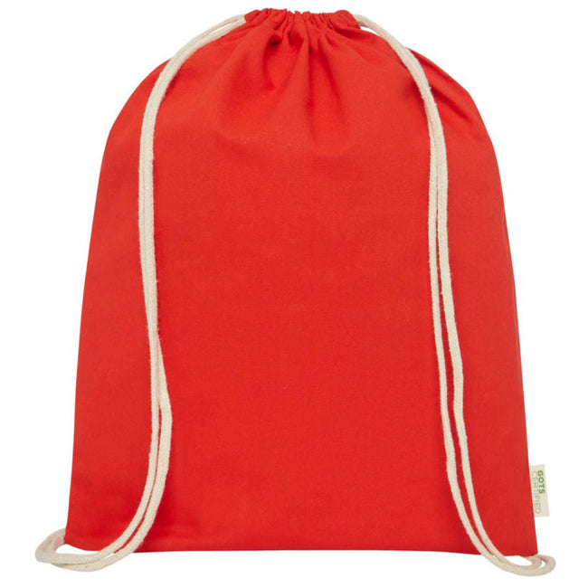 Red - Front - Bullet Orissa Drawstring Bag