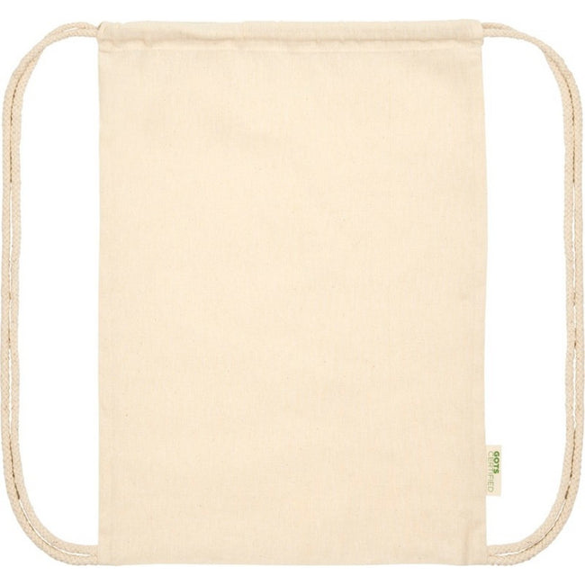 Natural - Back - Bullet Orissa Drawstring Bag