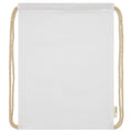 White - Back - Bullet Orissa Drawstring Bag