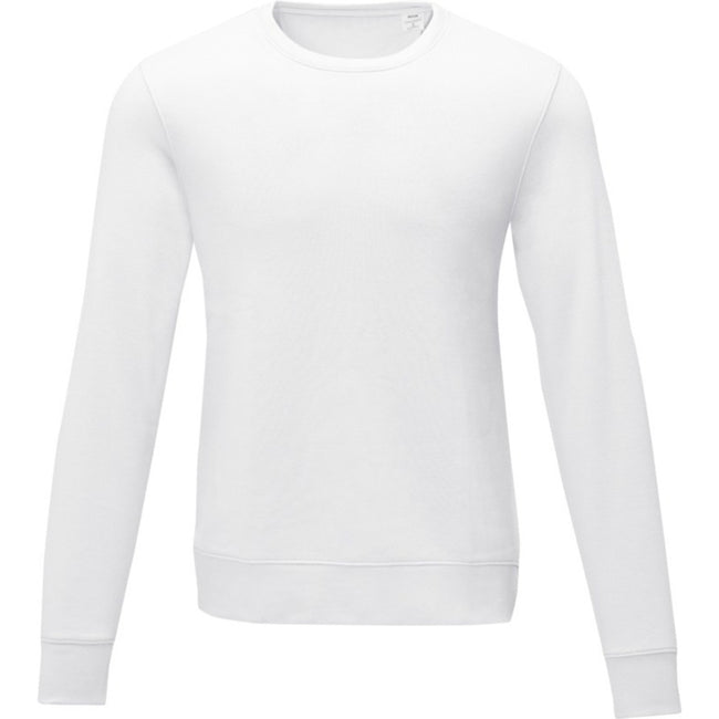 White - Front - Elevate Mens Zenon Pullover