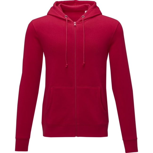 Red - Front - Elevate Mens Theron Hoodie