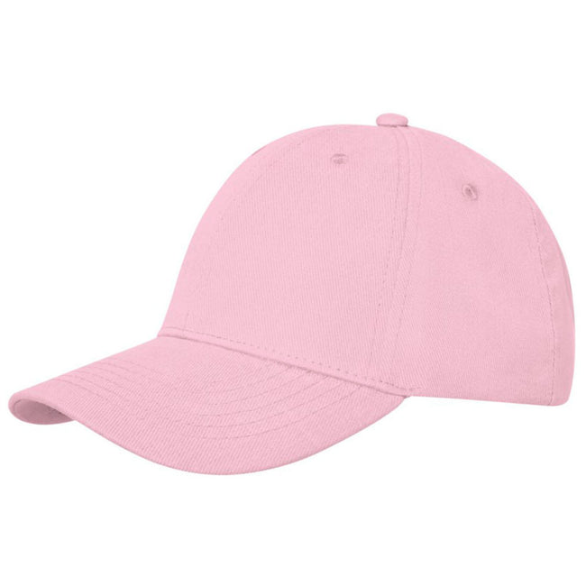 Light Pink - Side - Elevate Unisex Adult Davis 6 Panel Cap