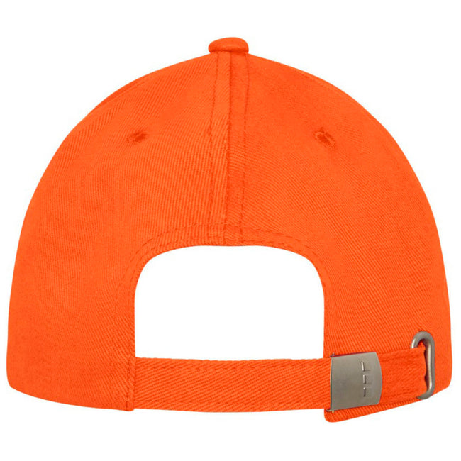Orange - Back - Elevate Unisex Adult Davis 6 Panel Cap