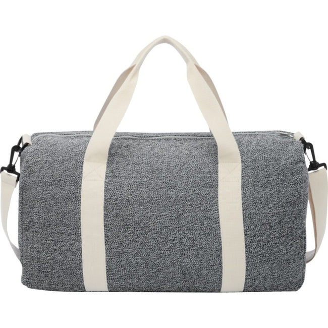Black Heather - Back - Bullet Pheebs Recycled Polyester Duffle Bag