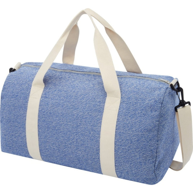 Navy Heather - Front - Bullet Pheebs Recycled Polyester Duffle Bag