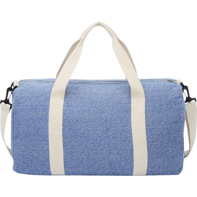 Navy Heather - Back - Bullet Pheebs Recycled Polyester Duffle Bag