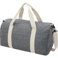Black Heather - Front - Bullet Pheebs Recycled Polyester Duffle Bag