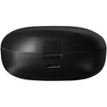 Solid Black - Side - Avenue Nitida Bamboo Wireless Earbuds